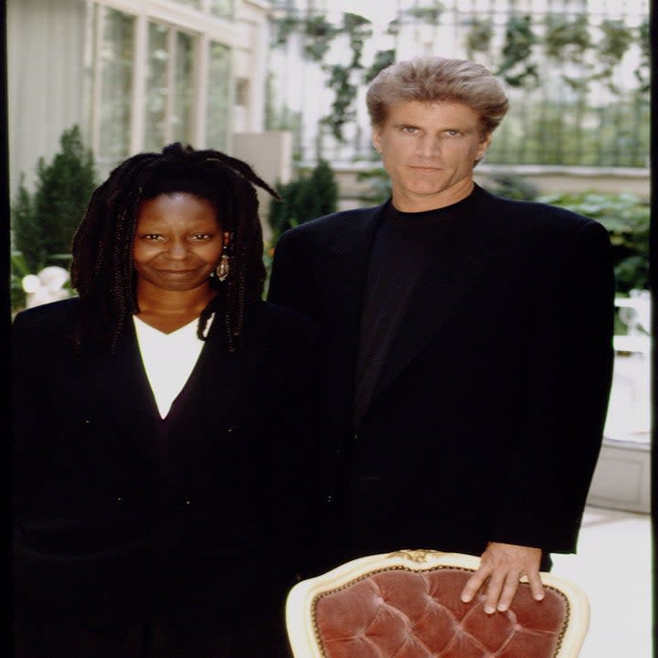 WHOOPI GOLDBERG AND TED DANSON AT THE RITZ HOTEL