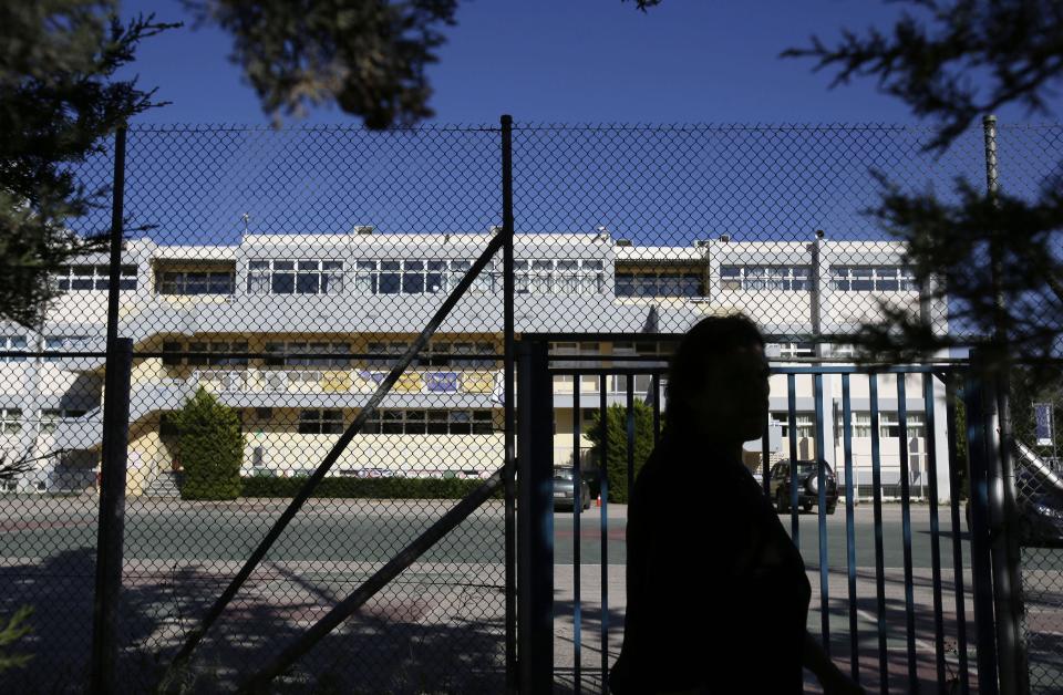 This Thursday, May 9, 2014 photo shows the American Community School in northern Athens, Greece where William Vahey taught. When a maid stole a memory drive from him in November, on it was evidence that Vahey molested scores of adolescent boys, possibly more. The discovery of a man the FBI regards as one of the most prolific pedophiles in memory has set off a crisis in the community of international schools, where parents are being told that their children may have been victims, and administrators are scurrying to close loopholes exposed by Vahey’s abuses. (AP Photo/Thanassis Stavrakis)