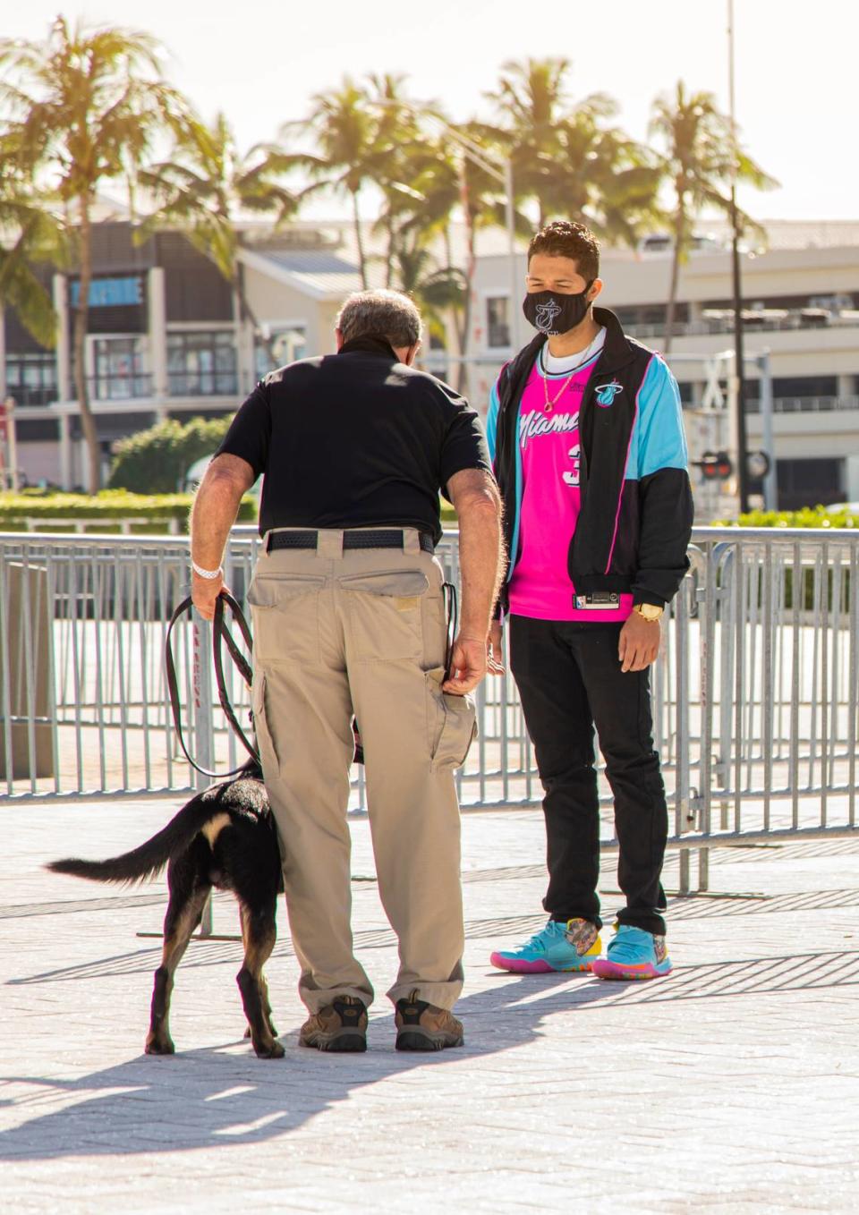 As the Miami Heat works to plan for a safe return to AmericanAirlines Arena for all involved, including fans, testing might be offered upon entry. That includes the possibility of COVID-19 detector dogs