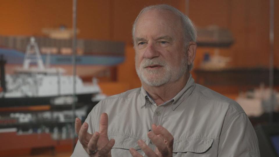 PHOTO: Paul Johnston, curator of maritime history at the Smithsonian Institution, is seen in an interview. (ABC News)