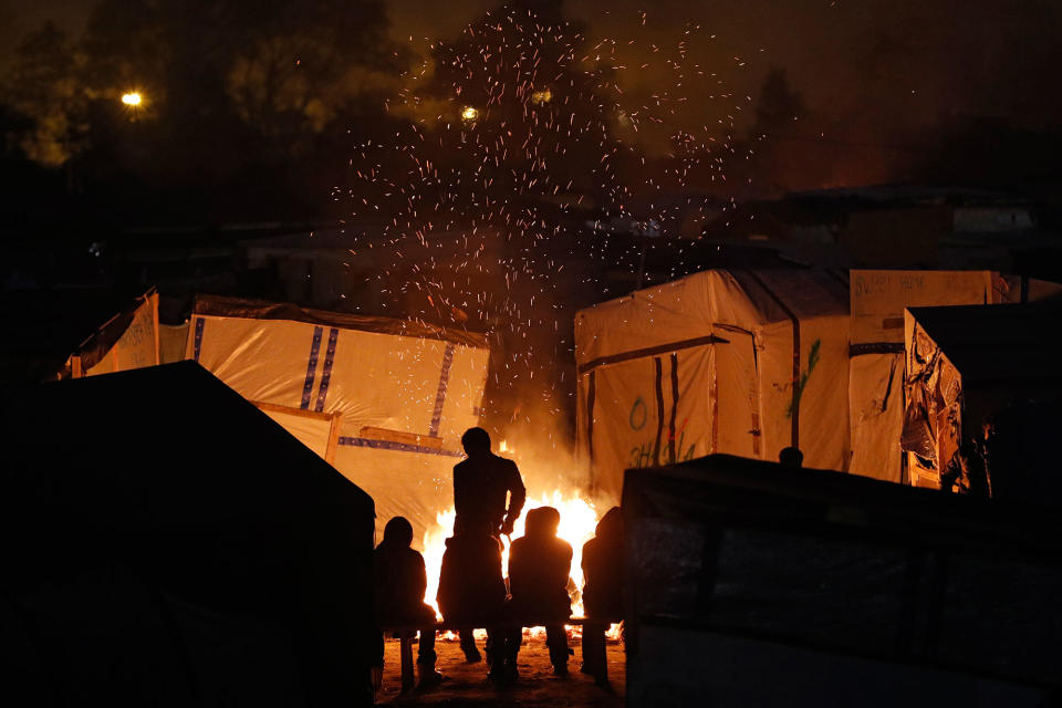 Clearing the ‘jungle’ migrant camp in Calais, France