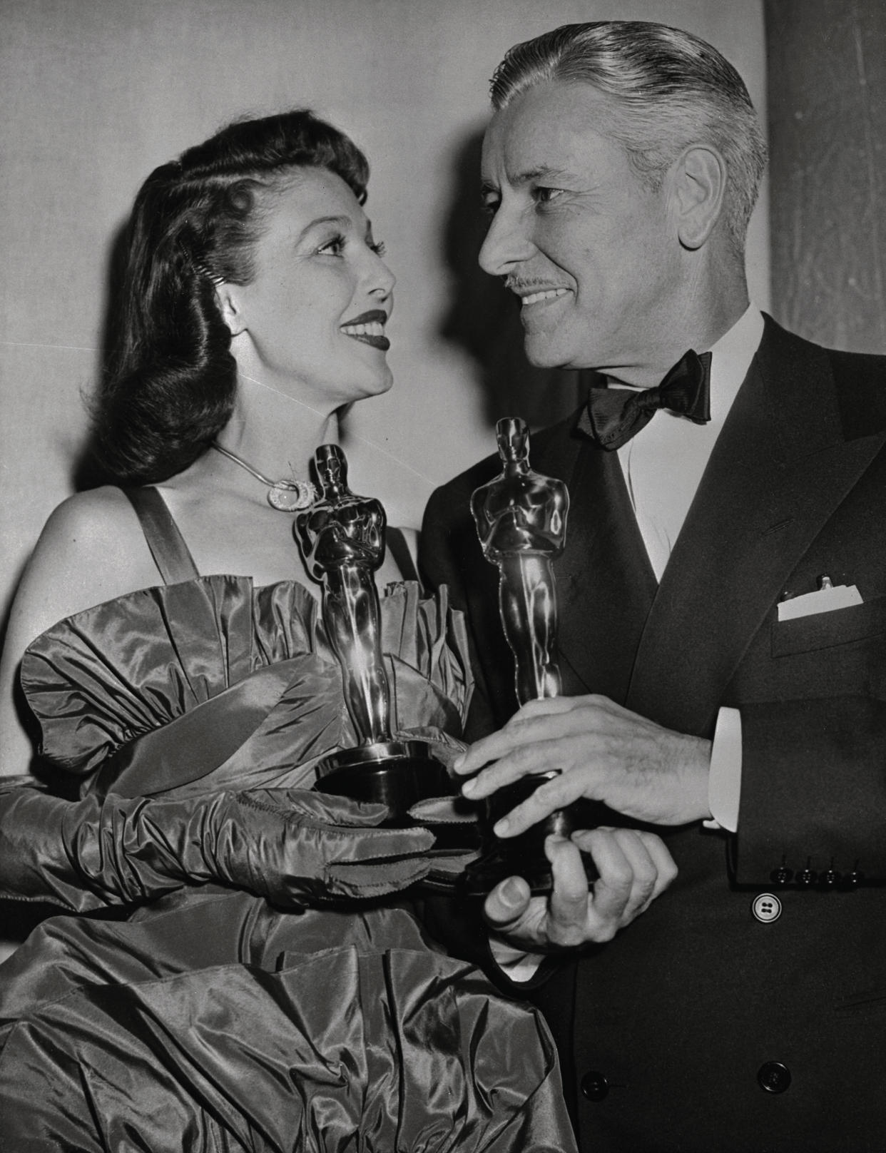 Loretta Young at the 1947 Oscars (Bettmann Archive)