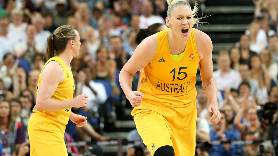 Lauren Jackson, pictured here in action for Australia at the 2012 Olympics in London.