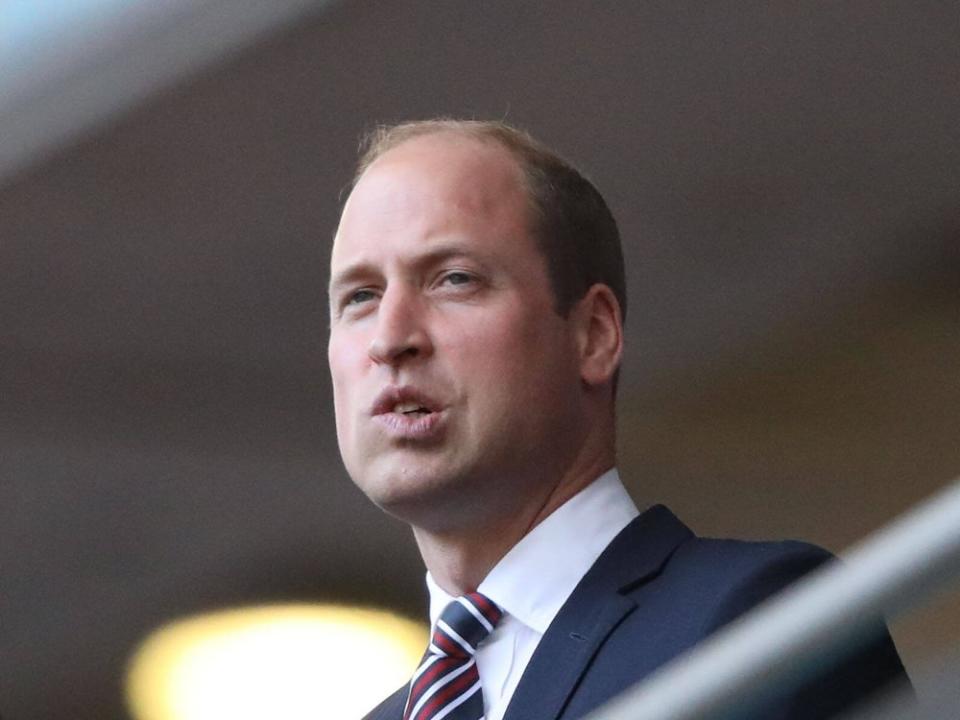 Angespannt verfolgte Prinz William die Partie England gegen Dänemark im Wembley-Stadion. (Bild: imago images/Paul Marriott)