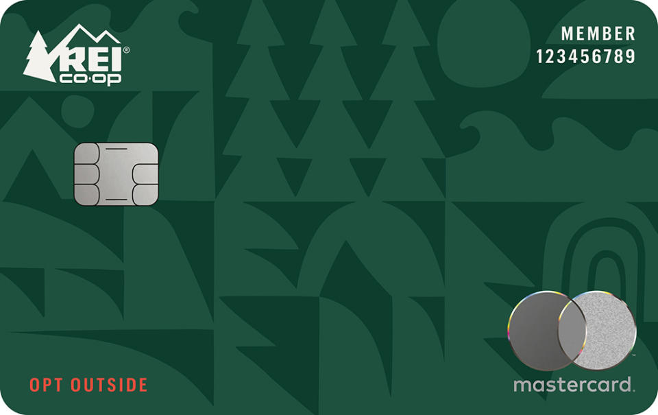 A look at the REI Co-op Mastercard, which is made with 85% recycled materials. - Credit: Courtesy of REI Co-op