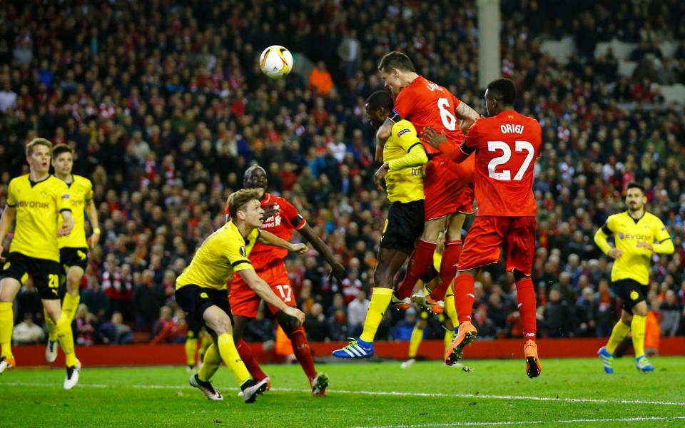 Dejan Lovren scores