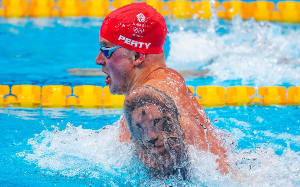 Adam Peaty is in a race to be fit for the Commonwealth Games - PAUL GROVER/TELEGRAPH