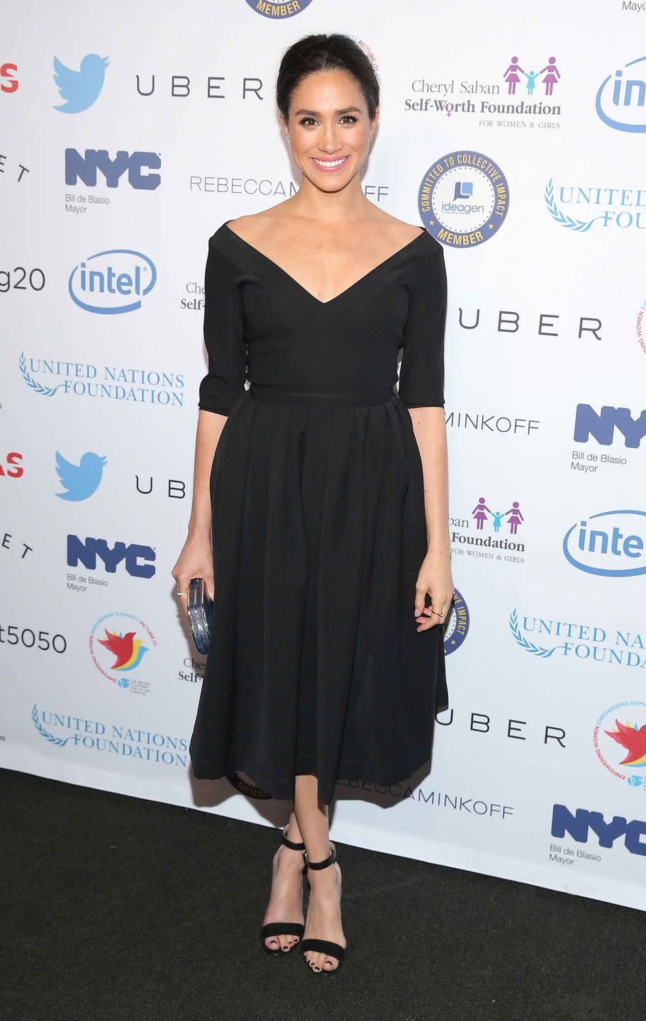 <p>Attending the Step It Up for Gender Equality event at the Hammerstein Ballroom in New York City.</p>