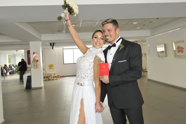 Mónica Farro se casó con Leandro Herrera en 2019