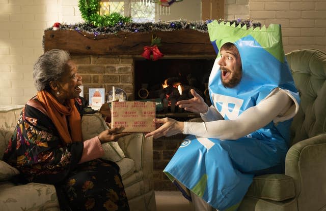 A scene from the latest Mars Wrigley Celebrations Christmas ad.
