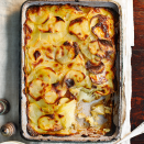 <p>This French potato gratin will please vegetarians, gluten-free guests and meat eaters alike.</p><p><strong>Recipe: <a href="https://www.goodhousekeeping.com/uk/food/recipes/a564918/boulangere-potato-recipe/" rel="nofollow noopener" target="_blank" data-ylk="slk:Boulangère potatoes;elm:context_link;itc:0;sec:content-canvas" class="link ">Boulangère potatoes</a></strong></p>