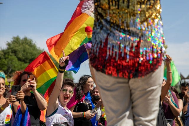 The annual Pride parade in Jerusalem