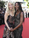 <p>Nicole Kidman Naomi Campbell pose at the 70th Anniversary of the Cannes film festival on May 23, 2017. (Photo: Alastair Grant/AP) </p>