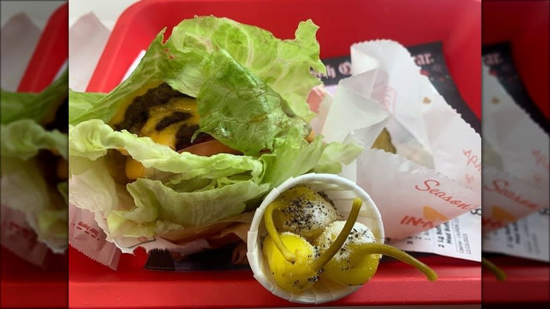 Lettuce vegetables In-N-Out