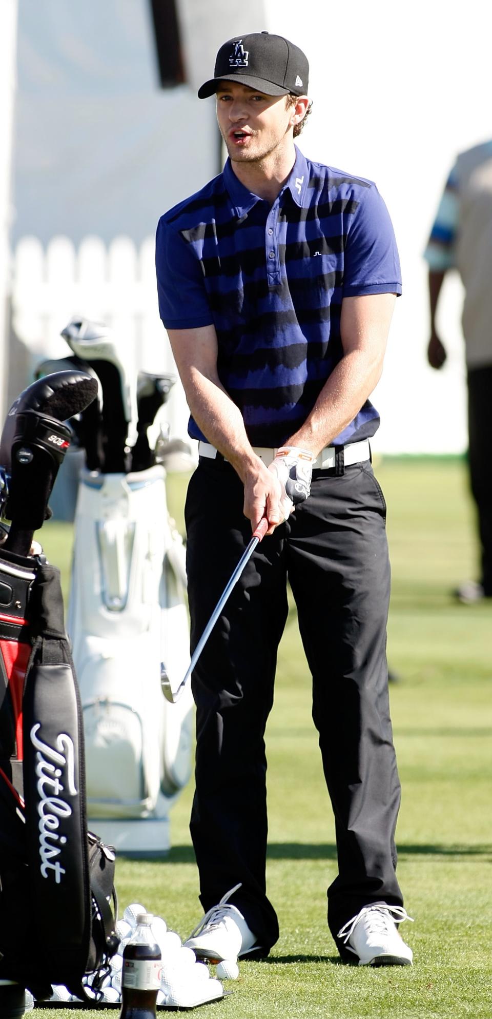 Justin in Golf Gear