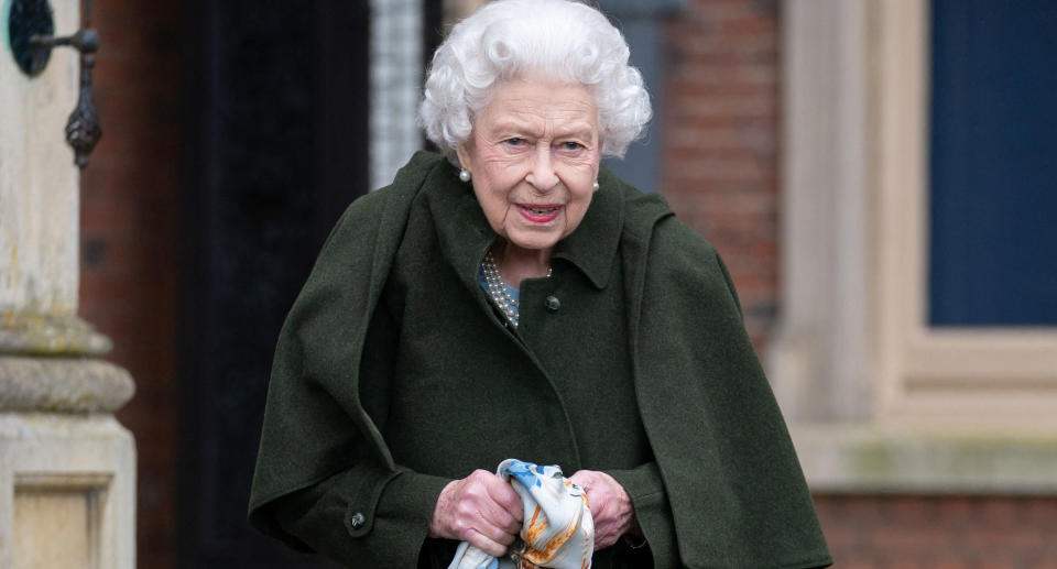 The Queen tested positive for COVID on Sunday. (PA)