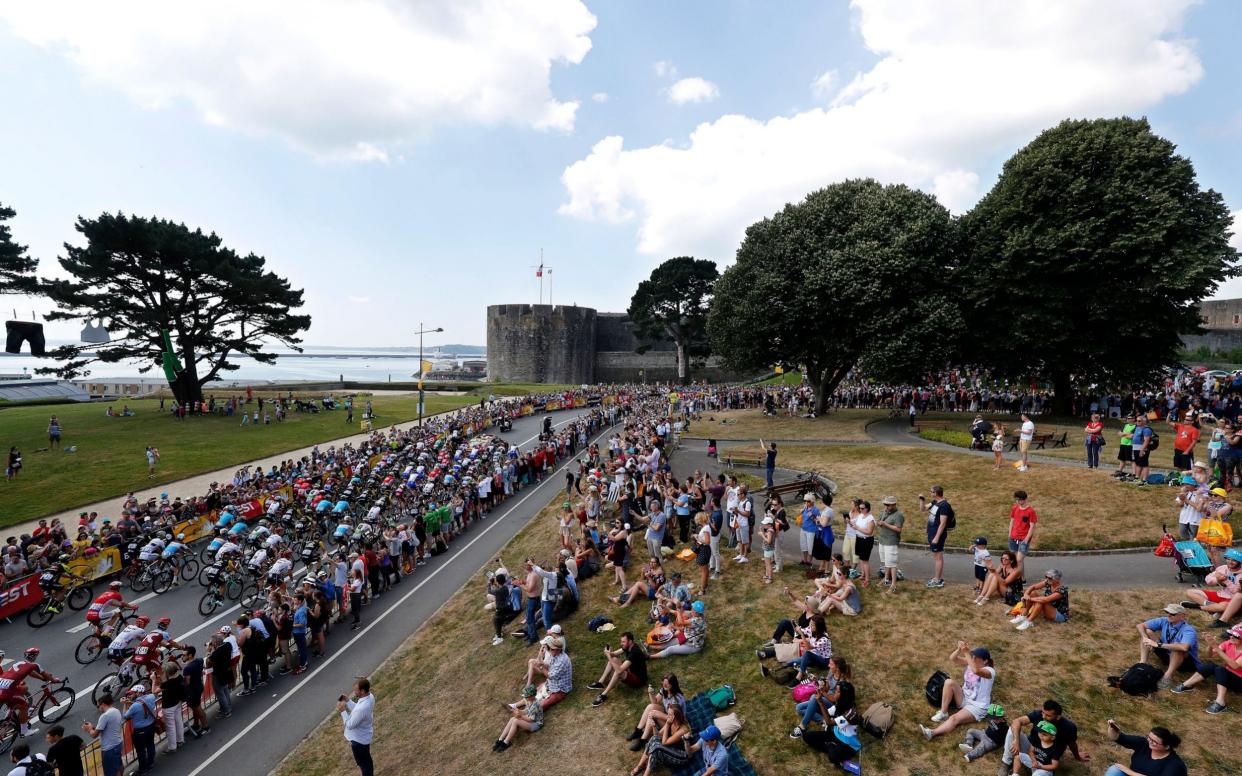 The 'Grand Depart' of the iconic Tour de France will have to be moved from Rennes after councillors blocked the plan - SEBASTIEN NOGIER/EPA-EFE/Shutterstock /Shutterstock