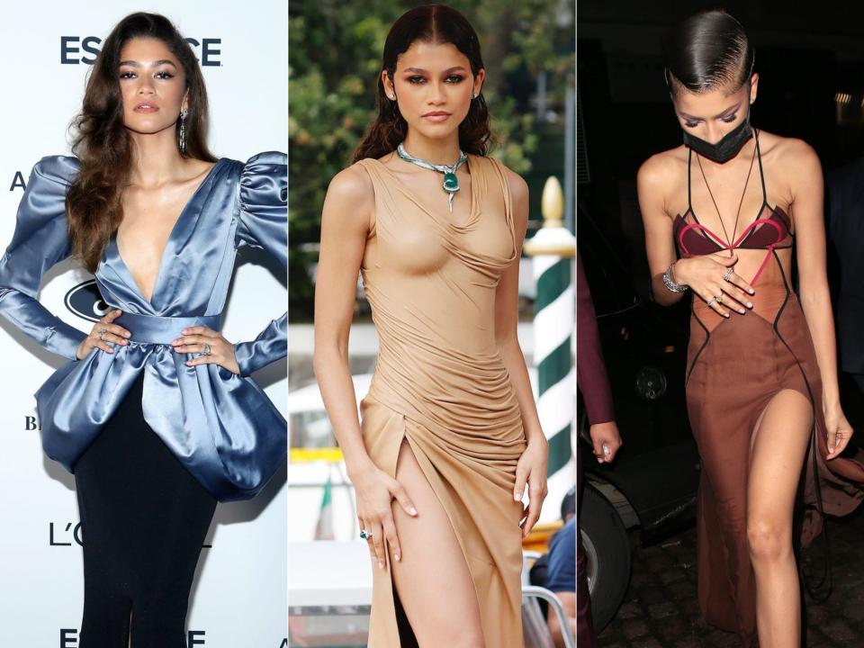 Zendaya's looks in 2021 have been some of her most daring yet.