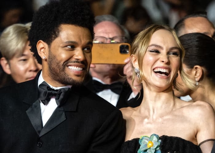 Lily-Rose Depp y The Weeknd en Cannes