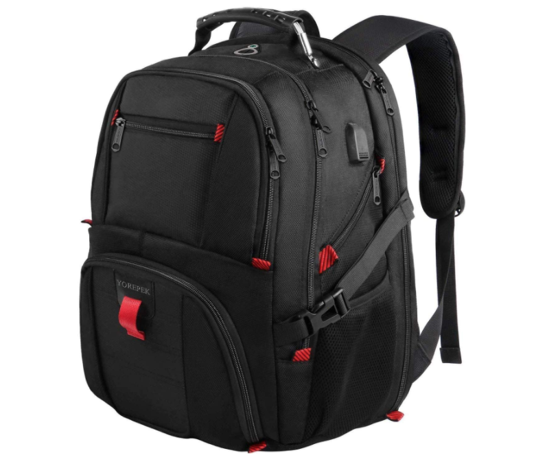 9) YOREPEK Large Travel Backpack