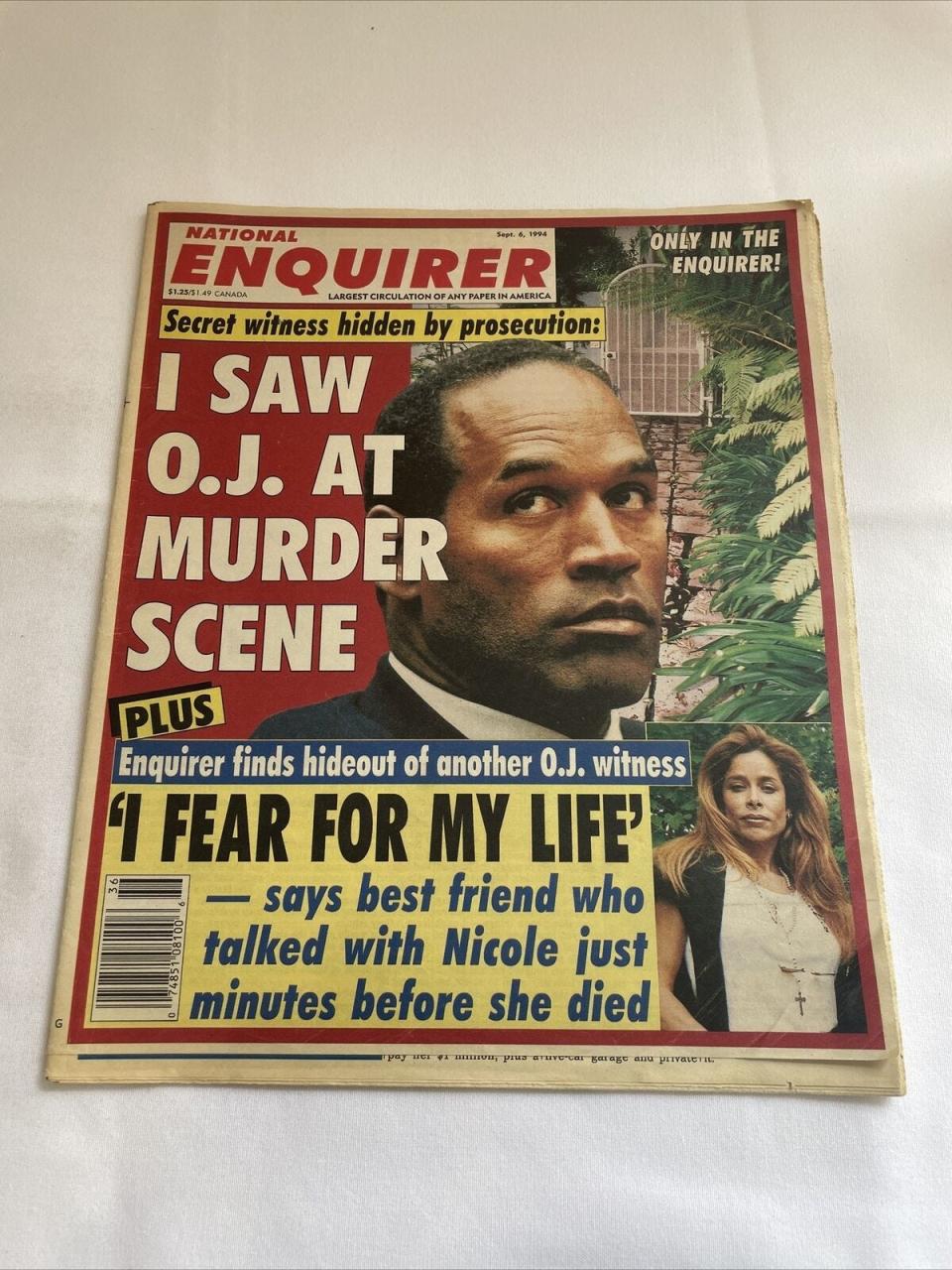 In 1994, the cover of the National Enquirer boasted that it had the "largest circulation of any paper in America."