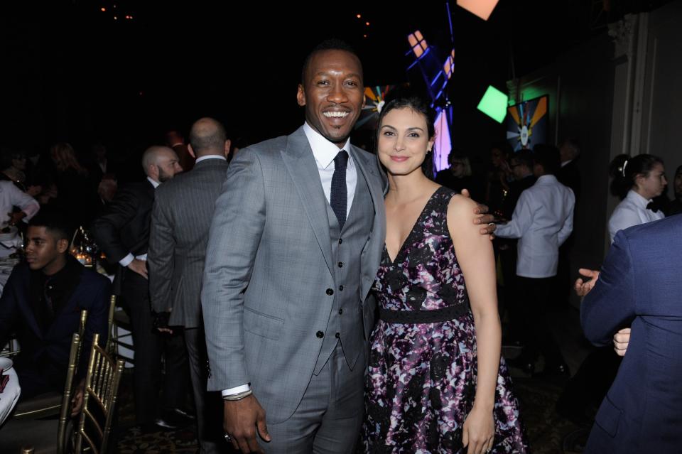 <p>Mahershala Ali (left) and Morena Baccarin attend IFP’s 26th Annual Gotham Independent Film Awards. (Photo by Matthew Eisman/Getty Images) </p>