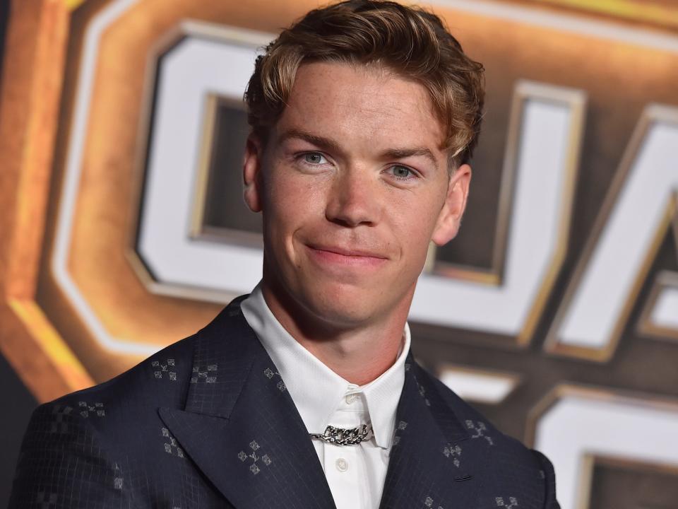 Will Poulter at the LA premiere of "Guardians of the Galaxy Vol. 3."