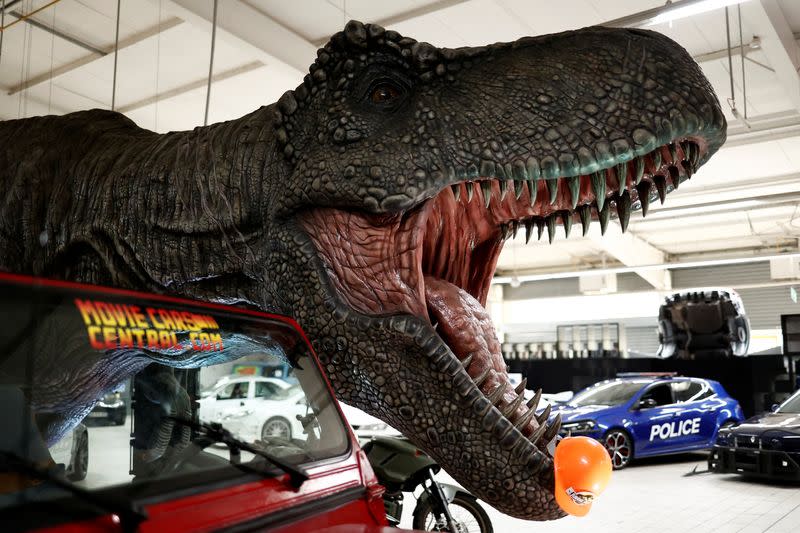 FILE PHOTO: French museum offers drive in famous movie cars