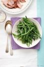 <p>The secret to great green beans? Don't overcook them! Be sure they still taste fresh and maintain a little bit of crunch.</p><p><em><a href="https://www.goodhousekeeping.com/food-recipes/a15650/green-beans-lemon-vinaigrette-recipe-wdy0414/" rel="nofollow noopener" target="_blank" data-ylk="slk:Get the recipe for Green Beans with Lemon Vinaigrette »;elm:context_link;itc:0;sec:content-canvas" class="link ">Get the recipe for Green Beans with Lemon Vinaigrette »</a></em></p>