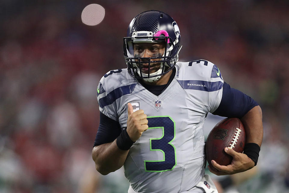 <p>No. 15: Russell Wilson <br> Age: 27 <br> Earnings: $42 million <br> (Photo by Christian Petersen/Getty Images) </p>