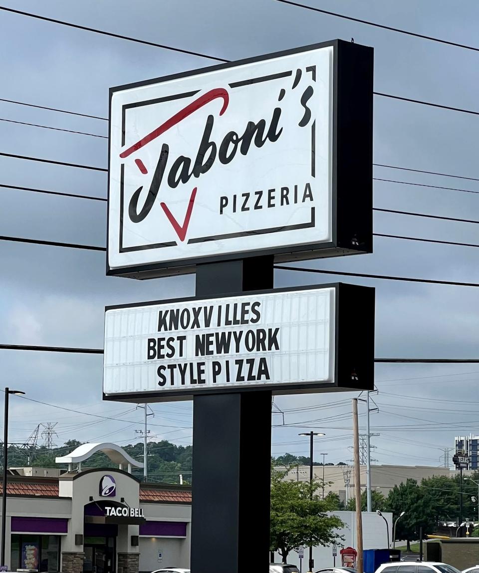The Jaboni’s Pizzeria at 7403 Kingston Pike was recently purchased by Bart and Marti Fricks.