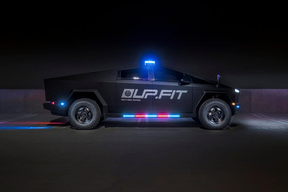 tesla cybertruck police