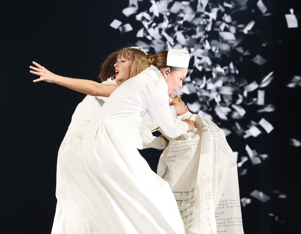 <h1 class="title">Taylor Swift | The Eras Tour - Paris, France</h1><cite class="credit">Kevin Mazur/TAS24/Getty Images</cite>