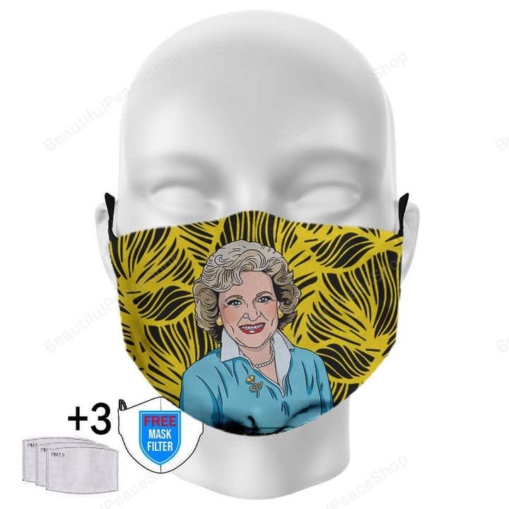 12) Betty White Mask