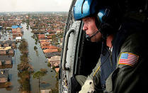 1. Hurricane Katrina <br><br>Year: 2005 <br><br>Areas affected: Alabama, Florida, Georgia, Louisiana, Mississippi, Tennessee <br><br>Insured losses (then): $41.1 billion <br><br>Insured losses (in 2011 dollars): $47.5 billion <br><br>Disaster insurance tip: Most homeowners insurance policies exclude floods. Check yours. The National Flood Insurance Program offers supplemental flood coverage to anyone in the U.S. The average flood premium is about $600 a year. Basic policies for low- to moderate-risk areas start at $129. <br><br>(Photo: United States Coast Guard)<br><br> <p class="MsoNormal"><span>More from Kiplinger.com:<br></span></p><p class="MsoNormal"><a href="http://portal.kiplinger.com/slideshow/10-states-at-risk-for-disaster/1.html" rel="nofollow noopener" target="_blank" data-ylk="slk:10 States Most at Risk for Natural Disaster;elm:context_link;itc:0;sec:content-canvas" class="link ">10 States Most at Risk for Natural Disaster</a></p> <p class="MsoNormal"><a href="http://portal.kiplinger.com/quiz/insurance_are_you_covered" rel="nofollow noopener" target="_blank" data-ylk="slk:QUIZ: Are You Covered?;elm:context_link;itc:0;sec:content-canvas" class="link ">QUIZ: Are You Covered?</a></p><a href="http://portal.kiplinger.com/tools/slideshows/slideshow_pop.html?nm=7emergencykititems" rel="nofollow noopener" target="_blank" data-ylk="slk:7 Must-Haves for Your Emergency Kit;elm:context_link;itc:0;sec:content-canvas" class="link ">7 Must-Haves for Your Emergency Kit</a>