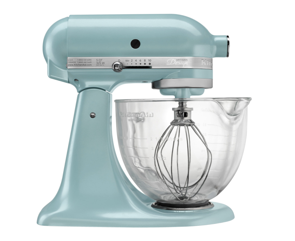 KitchenAid Artisan Design Tilt-Head Stand Mixer in Azure Blue (Photo via Best Buy Canada)