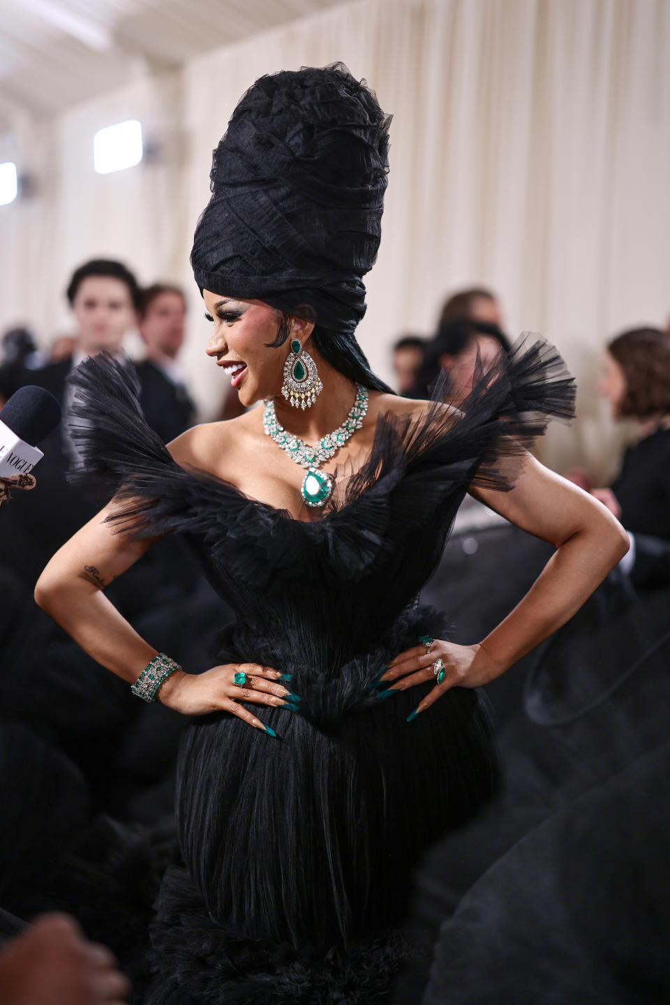 Cardi B attends The 2024 Met Gala Celebrating 