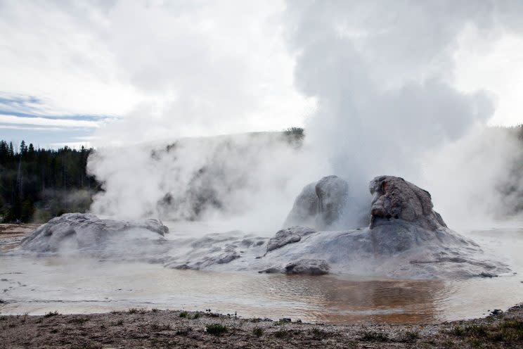 Der Vulkan Yellowstone liegt unter dem gleichnamigen und namensgebenden Nationalpark in den Vereinigten Staaten. (Bild: ddp)