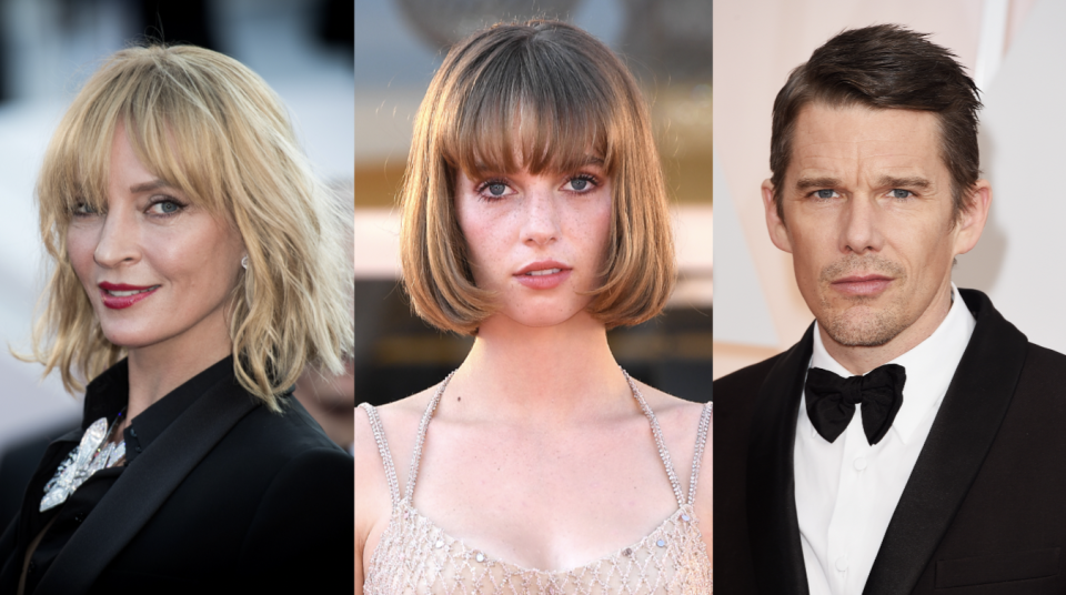 Uma Thurman, Maya Hawke, Ethan Hawke