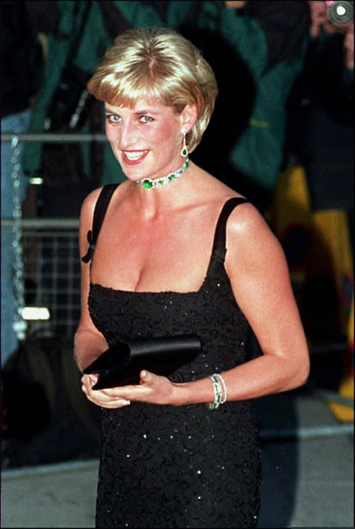 Diana breached royal protocol by wearing black, a colour worn formally by royal women only during mourning