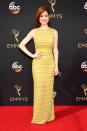 <p>Ellie Kemper arrives at the 68th Emmy Awards at the Microsoft Theater on September 18, 2016 in Los Angeles, Calif. (Photo by Getty Images)</p>