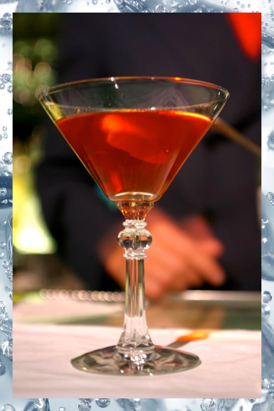 <p>Not quite a Manhattan and not quite a Martini, the Martinez uses "Old Tom," a slightly sweeter style of gin that debuted in the mid-1800s. For the authentic taste, ask for it by name.</p><p>- 1.5 oz Old Tom gin<br>- 1.5 oz sweet vermouth<br>- .25 oz Luxardo maraschino liqueur<br>- 2 dashes Angostura or orange bitters</p><p><em>Stir ingredients in a mixing glass with ice. Strain into chilled <a href="https://www.amazon.com/Riedel-VINUM-Martini-Glasses-Set/dp/B000W06570/?tag=syn-yahoo-20&ascsubtag=%5Bartid%7C10063.g.35268798%5Bsrc%7Cyahoo-us" rel="nofollow noopener" target="_blank" data-ylk="slk:martini glass;elm:context_link;itc:0;sec:content-canvas" class="link ">martini glass</a> or <a href="https://www.amazon.com/Libbey-Perception-Cocktail-Coupe-Glass/dp/B009XD642S?tag=syn-yahoo-20&ascsubtag=%5Bartid%7C10063.g.35268798%5Bsrc%7Cyahoo-us" rel="nofollow noopener" target="_blank" data-ylk="slk:cocktail coupe;elm:context_link;itc:0;sec:content-canvas" class="link ">cocktail coupe</a>.</em><br></p><p><strong>More:</strong> <a href="http://www.townandcountrymag.com/leisure/drinks/g2171/gin-cocktail-recipes/" rel="nofollow noopener" target="_blank" data-ylk="slk:Essential Gin Cocktails;elm:context_link;itc:0;sec:content-canvas" class="link ">Essential Gin Cocktails</a><br></p>
