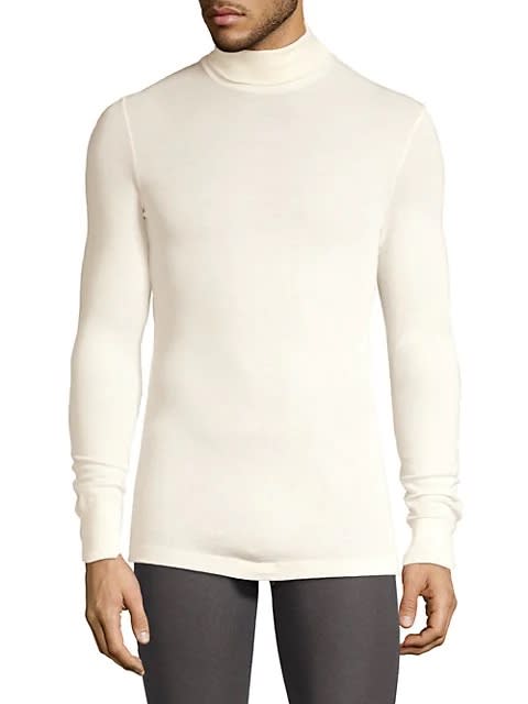 Hanro woolen silk turtleneck