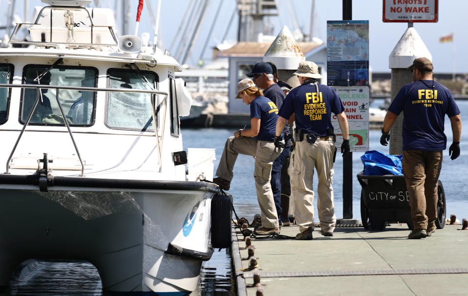 Image: Multiple Fatalities In Boat Fire Near Santa Cruz Island (Mario Tama / Getty Images)