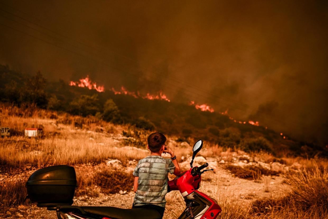 <span>Photograph: Angelos Tzortzinis/AFP via Getty Images</span>