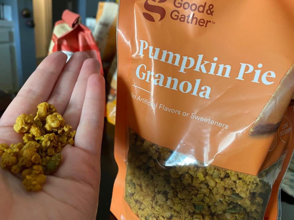 Good & Gather pumpkin-pie granola.