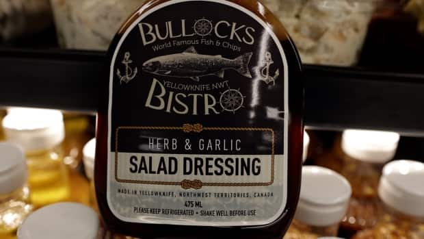 This salad dressing is so popular, the Yellowknife Co-op store has sold almost 7,000 bottles since May 2020. (Photo: Jay Legere - image credit)