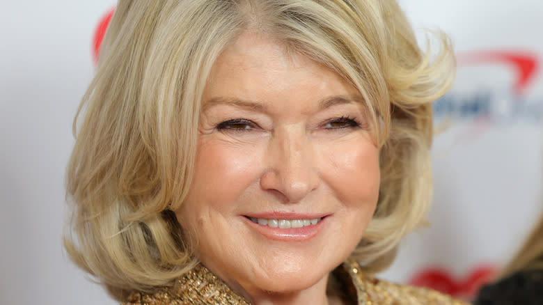 martha stewart smiling