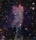 This image shows the ghostly nebula LBN 483.