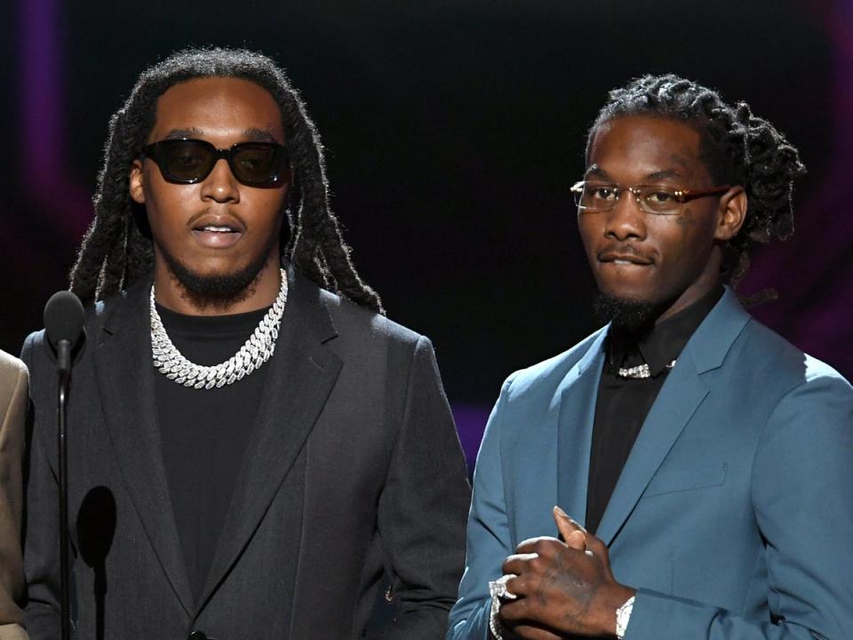 Takeoff, and Offset of Migos (Getty Images)